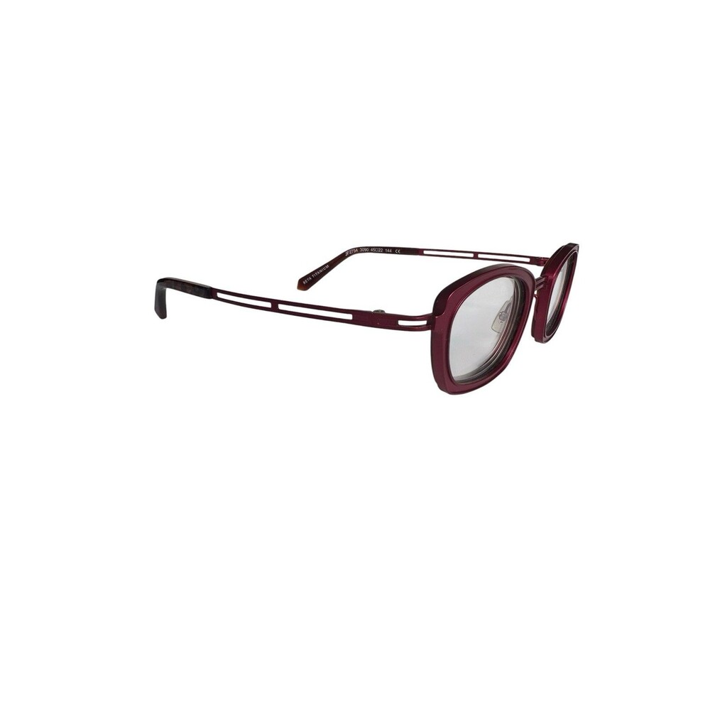 Jean-François Rey JF2754 3090 Beta Titanium Eyeglasses Frames Red Burgundy 45-22